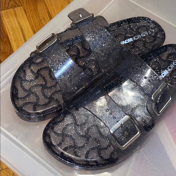 fashion nova jelly sandals